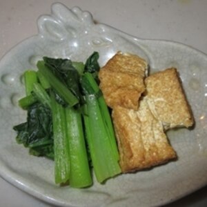 小松菜の、簡単な煮物！